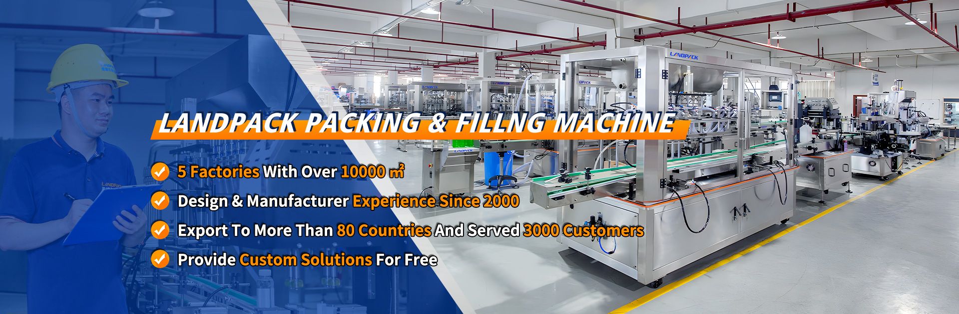 Landpack packing machine