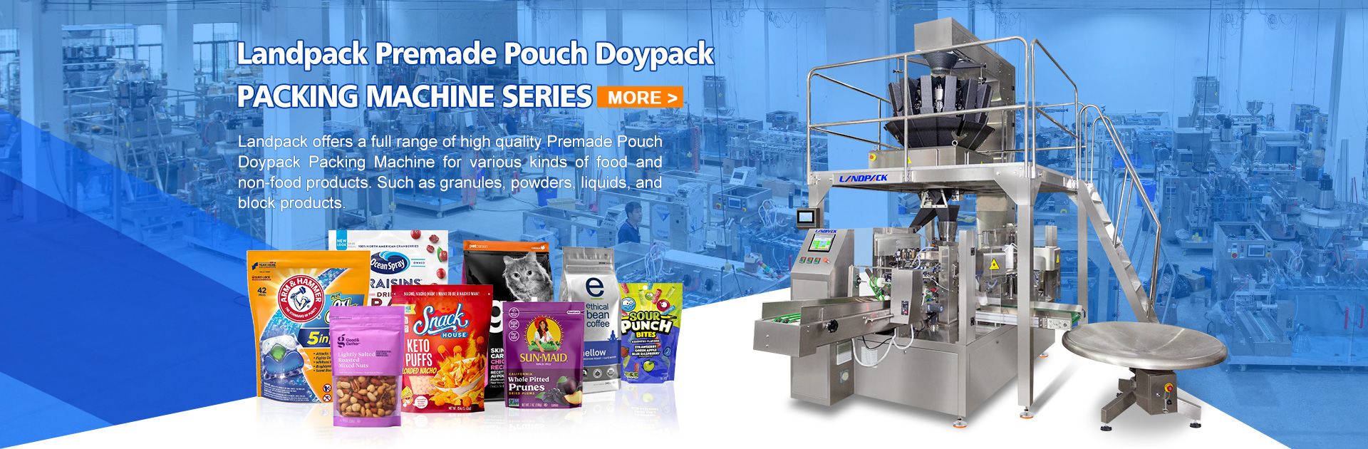 premade pouch packing machine
