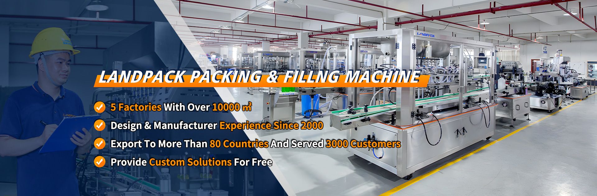 Landpack packing machine