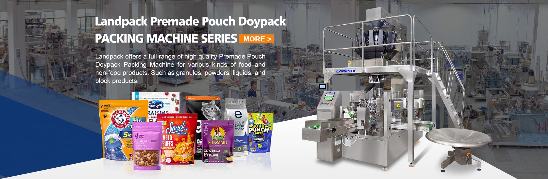 premade pouch packing machine