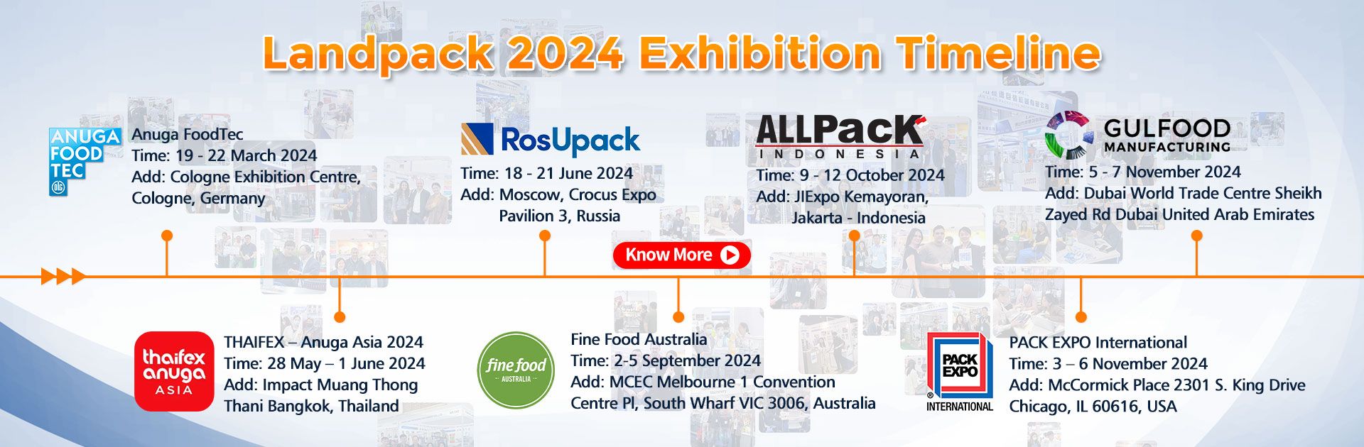 Landpack Exhibition Plan in 2024