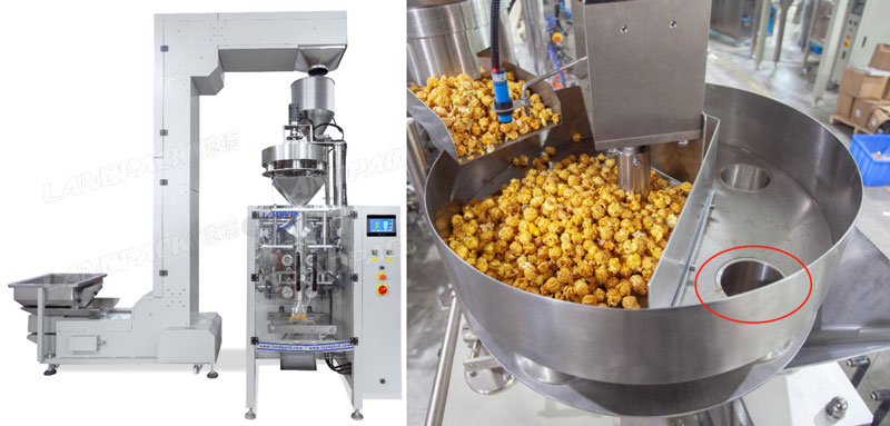 vertical packing machine for popcorn