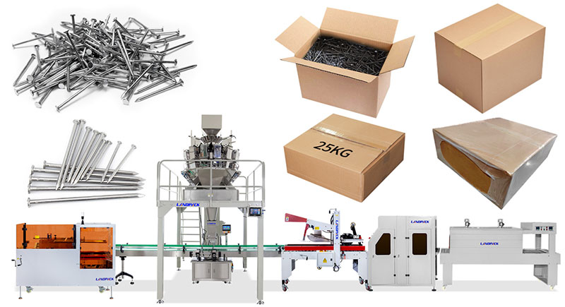 nail packing box machine