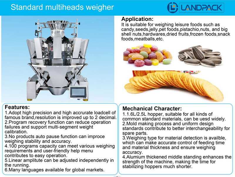 multihead weigher packing machine