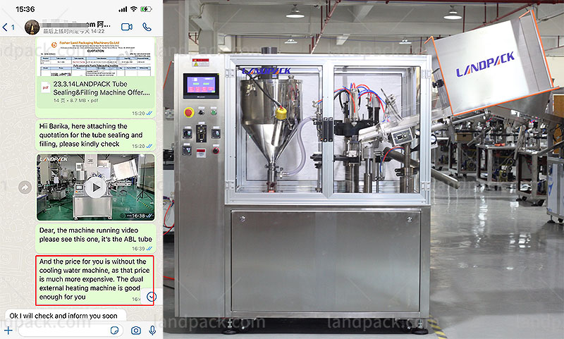 tube filling machine