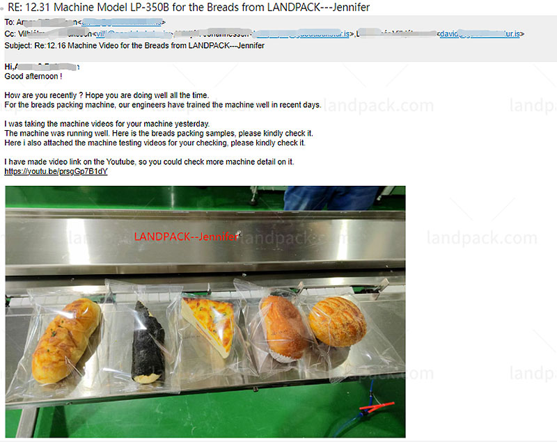 bread packaging equipment