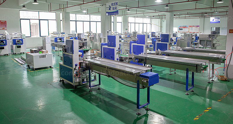 horizontal flow pack machine