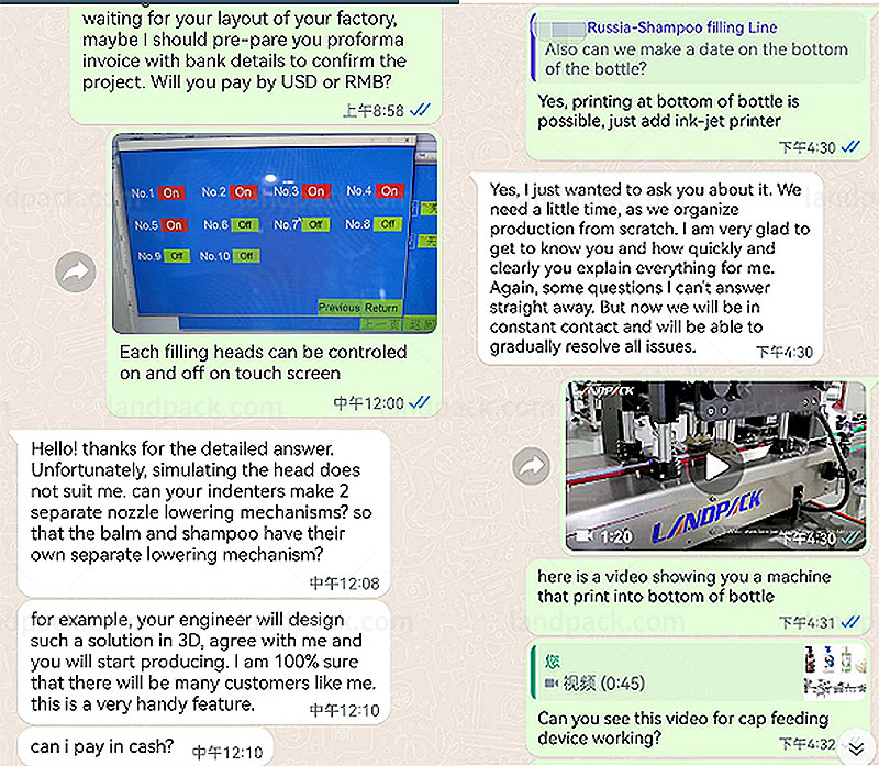 automatic shampoo filling machine