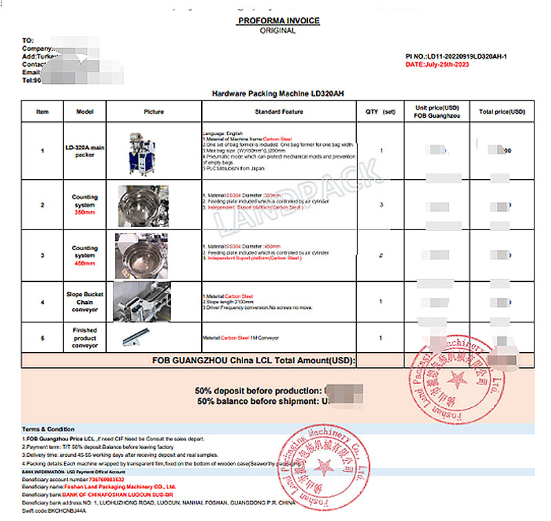 screw counting packing machine