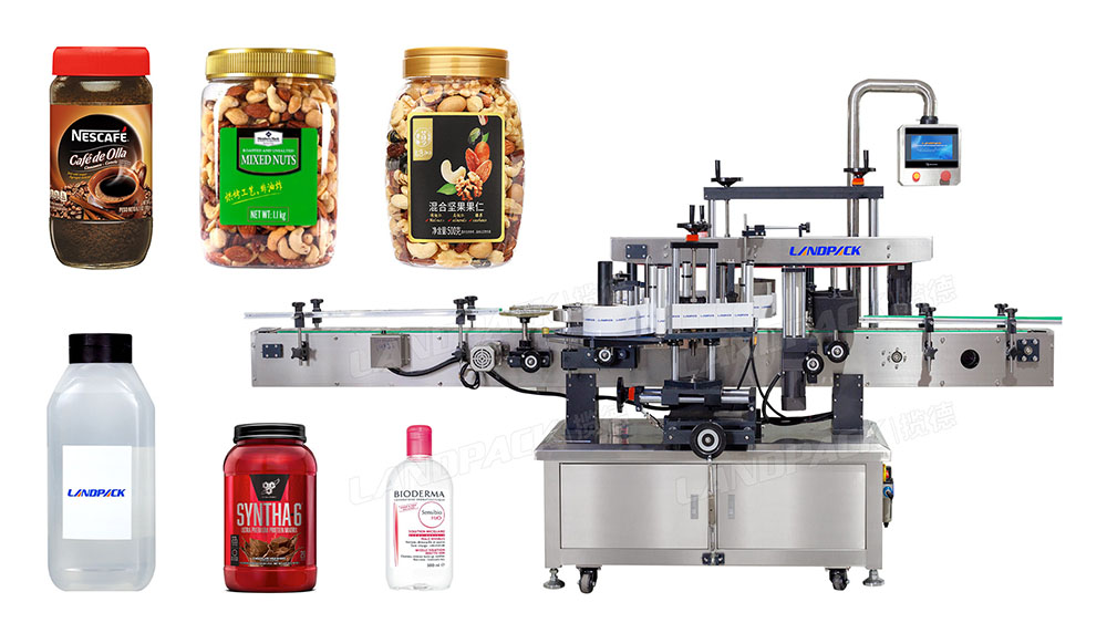 Russia Flat And Round Bottle Labeling Machine Customer Case