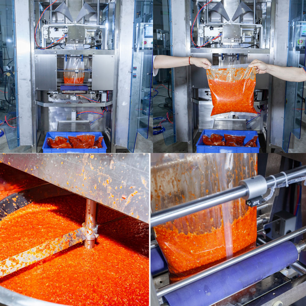 US Hot Sauce Vertical Packaging Machine Customer Case