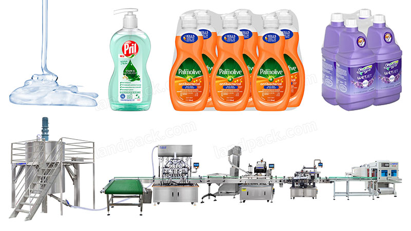 liquid detergent filling machine