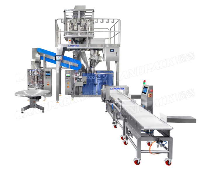 America Automatic Nut Mixing Doypack Pouch Packing Machine Customer Case