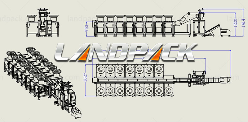 hardware fittings counting packing machine