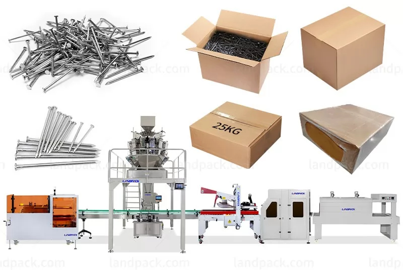 Saudi Arabia Fastener Filling Cartoning Machine Customer Case