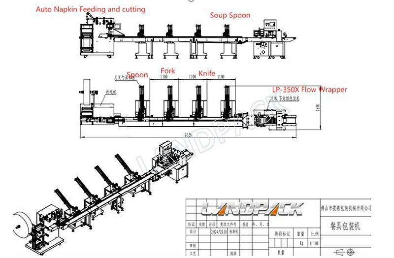 cutlery wrapping machine