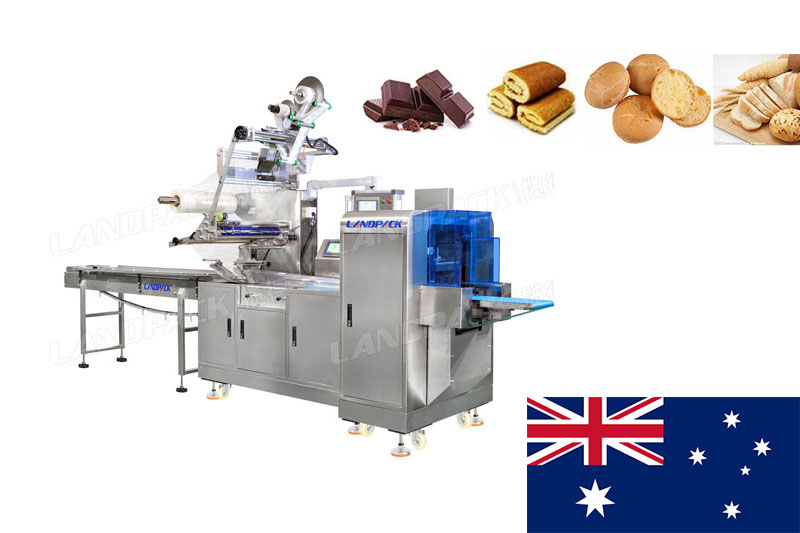 Automatic Baked Food Flow Packing Machine For Australian Customer