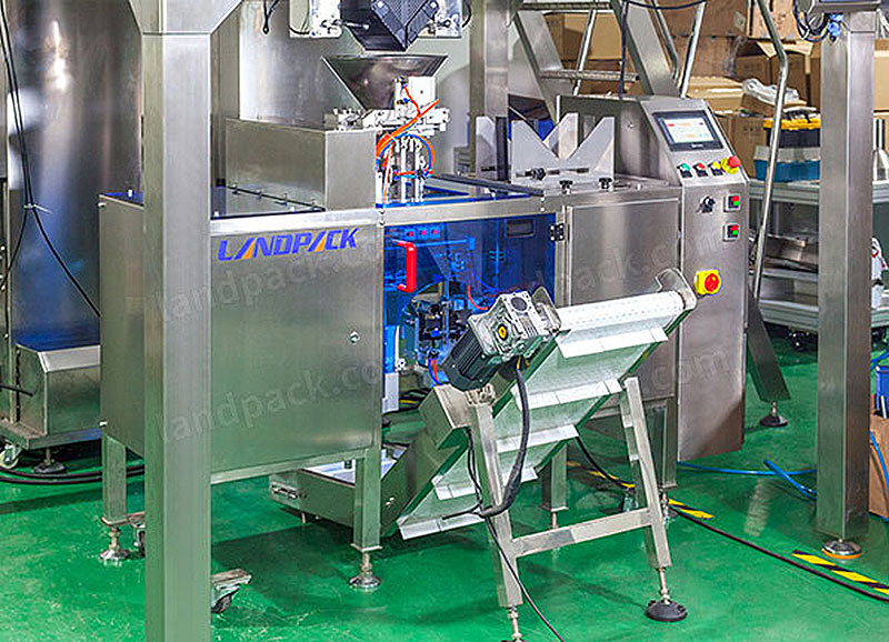 Russia Case Studies Of Mini Doypack Machine LDB-300A Mixing Detergent Pod