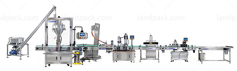 powder bottle filling machine