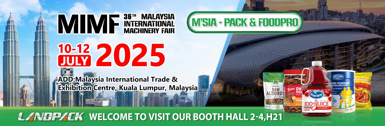 Meet LANDPACK at MIMF 2025 – Booth H21, Hall 2–4