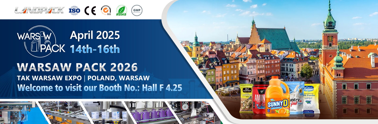 Meet Landpack at Warsaw Pack 2026 | Automation Solutions for Your Factory Meet Landpack at Warsaw Pack 2026 | Automation Solutions for Your Factory