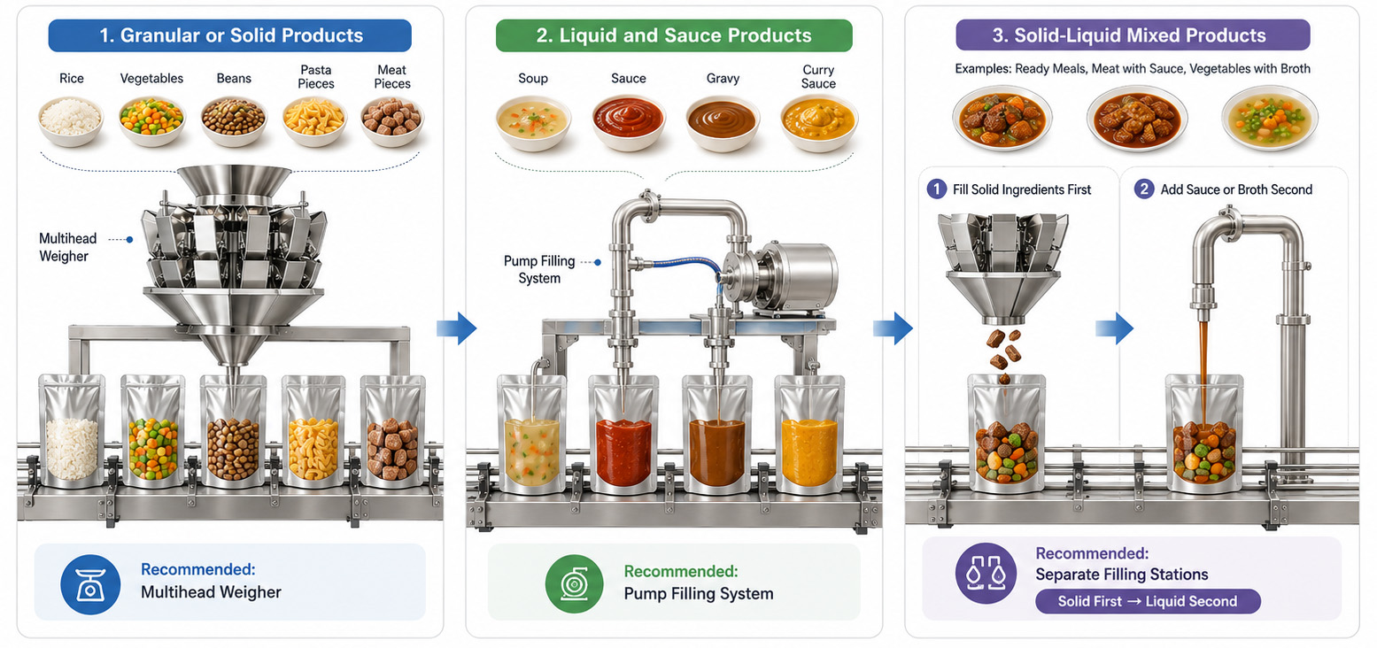How to Pack Ready Meals and Sauces in Retort Pouches Automatically