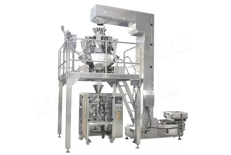 200g~5kg VFFS Automatic Weighing Packing Machine with Multihead Weigher
