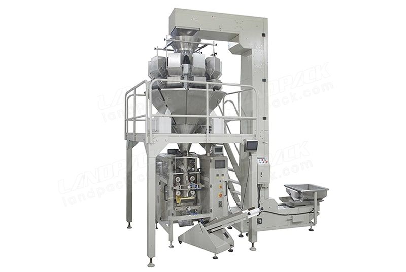 200g~5kg Nails, Hardware Packing Machine With Multihead Weigher LD-520AH
