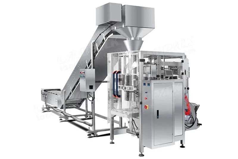 Semi-Automatic Packaging Machine With Chain Bucket