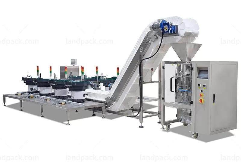 Mixd Material In One Bag Counting Packing Machine With Multiple Vibrate Feeder LD-520AH