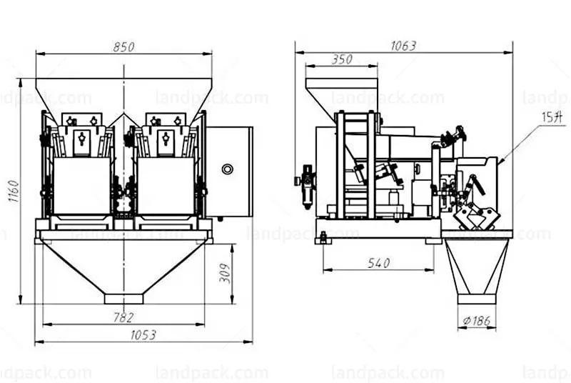 linear weigher packing machine