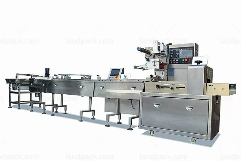 Feeding And Packing System (HFFS) For Bread, Waffle, Swiss Rolls Etc.