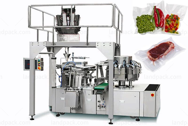 Vacuum Rotary Pre-made Pouch Packaging Machine