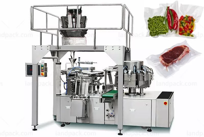 Automatic Vacuum Pickles Pack Machine, Vacuum Snacks Tofu Pack Machine