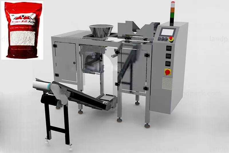 Single Station Doypack Preformed Pouch Filling Packing Machine