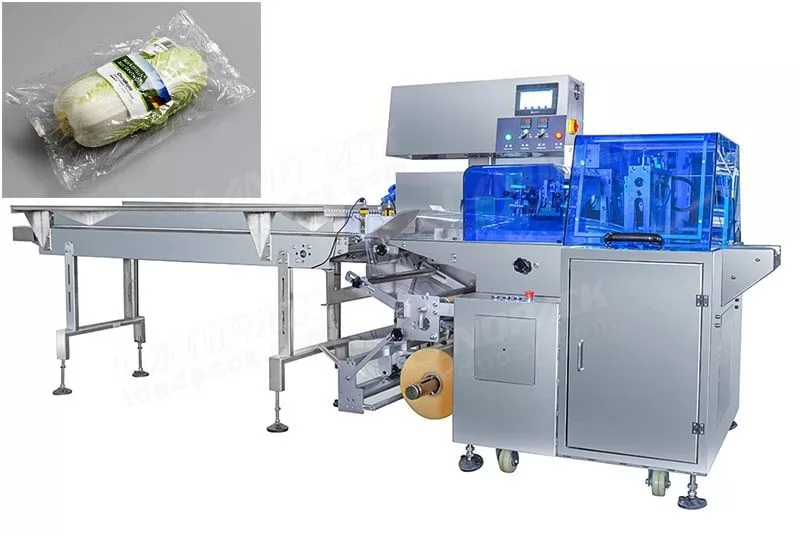 Fruit/ Vegetable Reciprocating Flow Pack Machine (HFFS), With Three Servo.