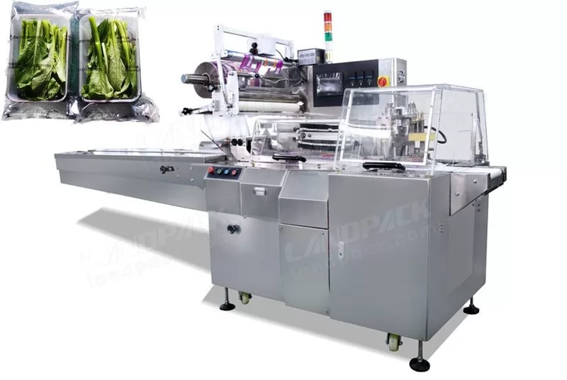 Vegetable And Fruit Tray Flow Wrap Machine