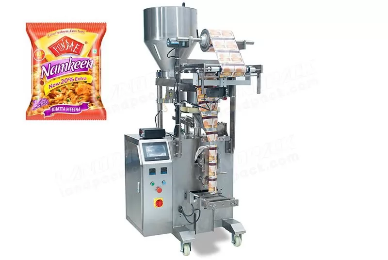 Chips/ Crisps/ Popcorn/ Granular/ Strip and Flake Sachet Packing Machine