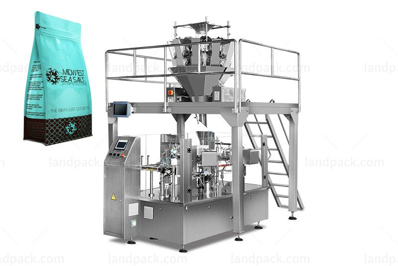 Chips/ Popcorn/ Snacks Rotary Packing Machine For Premade Pouch.