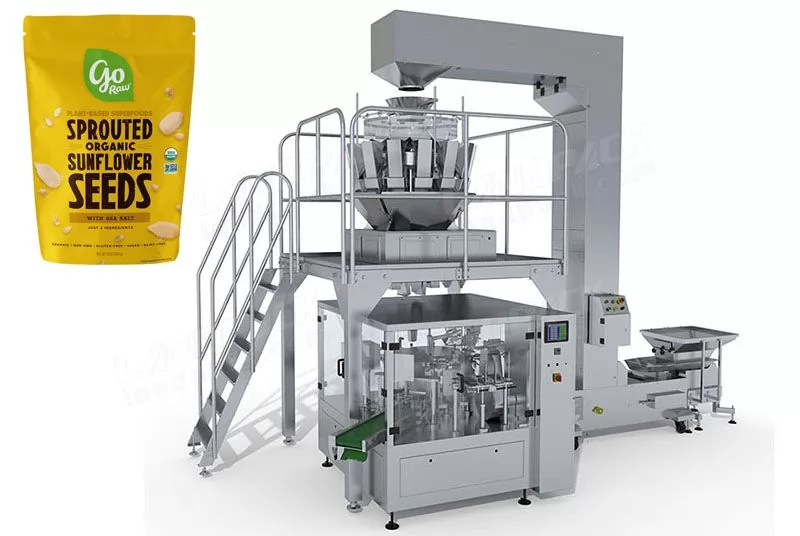 Seeds Rotary Packing Machine For Premade Pouch/ Zipper Pouch Etc.