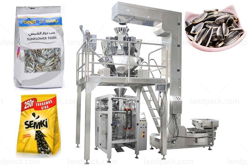 0.1% Weight Precision Various Seeds Quad Seal Bag/ Block Bottom Pouch Packing Machine