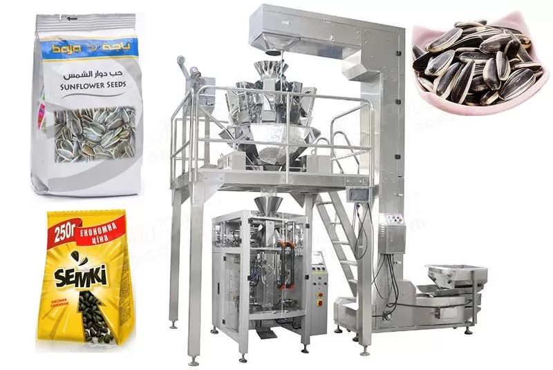 0.1% Weight Precision Various Seeds Quad Seal Bag/ Block Bottom Pouch Packing Machine