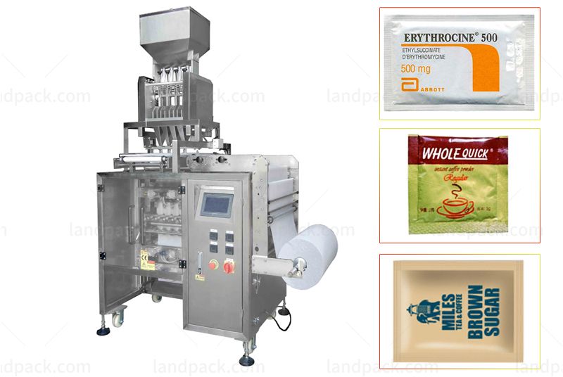 Multi Line Side Sealing Bag Granule Packing Machine.