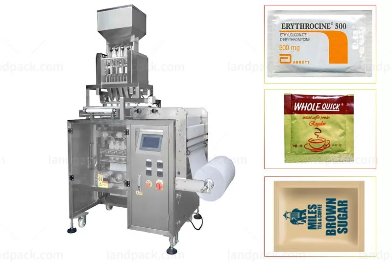 Multi Line Side Sealing Bag Granule Packing Machine.