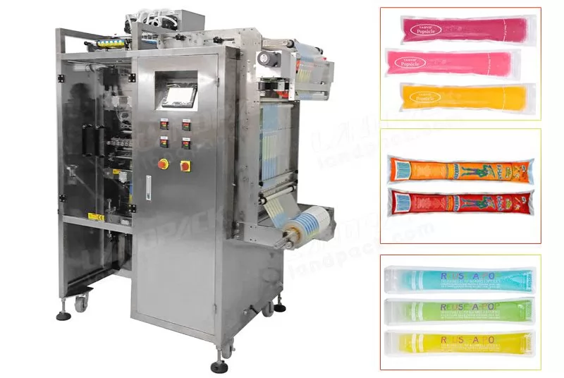 Multi-Track Side Sealing Long Strip Liquid Packing Machine for Ice Lollies, Juice etc.