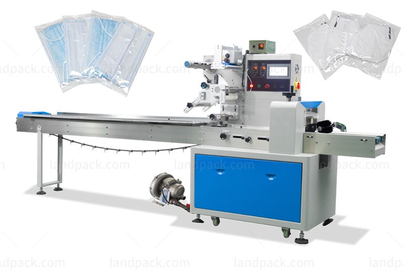 Exhaust Air Mask Packing Machine For Disposable Medical Mask And N95 Mask