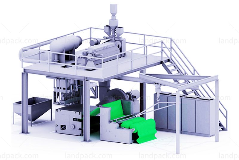 Automatic Meltblown non-woven production equipment, meltblown cloth production line.