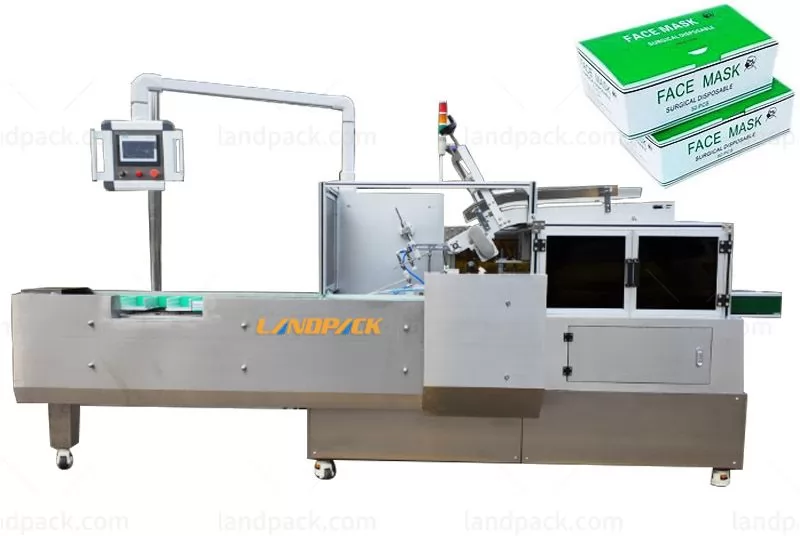 Automatic Face Masкs Carton Box Packing Machine