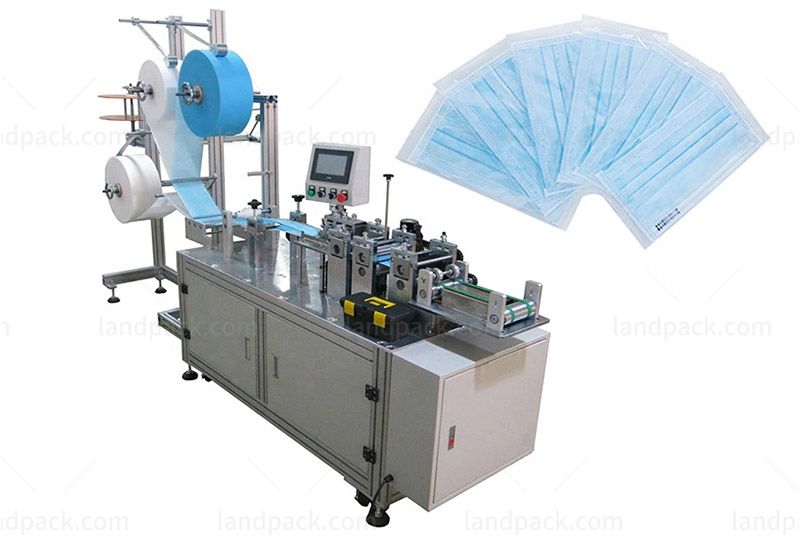 Semi Automatic 3ply Surgical Face Mask Blank Making Machine