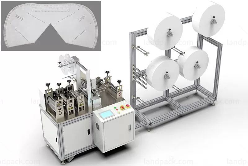 Semi-Automatic Nonwoven Anti-Dust N95 Face Masк Making Machine